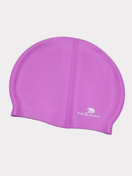 Gorra de natación de silicona Lila