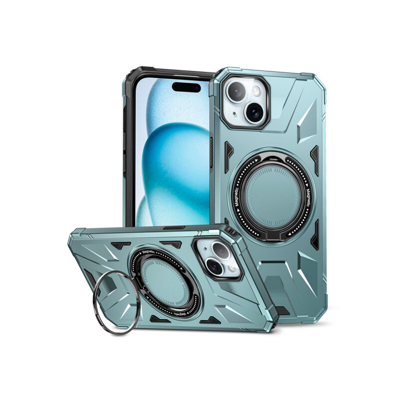 Protector para iPhone 15 Plus anillo y MagSafe turquesa Protector Para Iphone 15 Plus Anillo Y Magsafe Turquesa