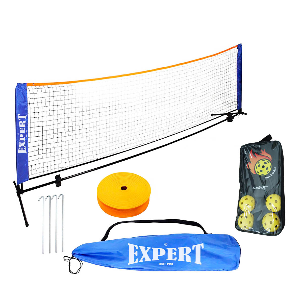 Set Futbol Tenis C/2 Paletas 4 Pelotas Y Accesorios - Dep009113 