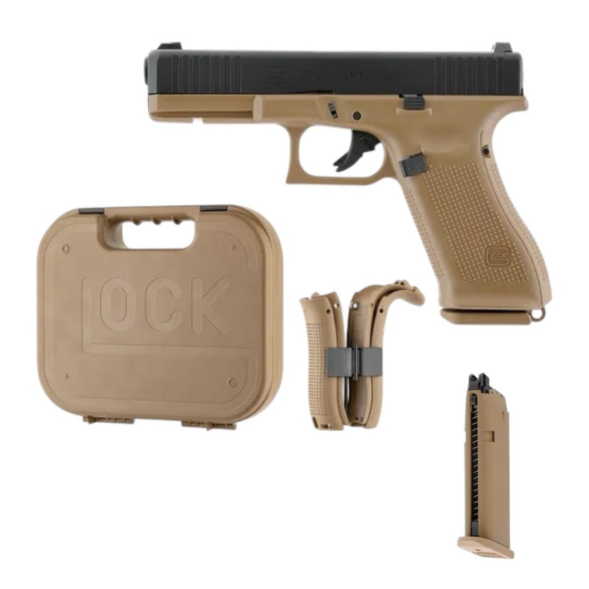 Pistola Glock 17 Gen5 6mm Replica Airsoft + Cargador Extra 