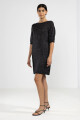LARA KNIT DRESS Black