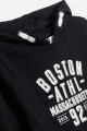 Buzo estampado NEGRO