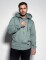 Campera lisa de felpa Caspian Turquesa