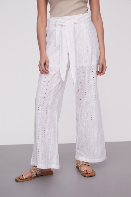 Pantalon Palmei Blanco