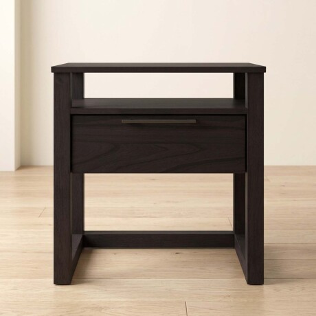 MESA DE LUZ MADERA NEGRO LILAC