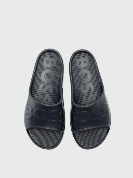 BOSS - Sandalias de verano con logo, DARIAN Negro
