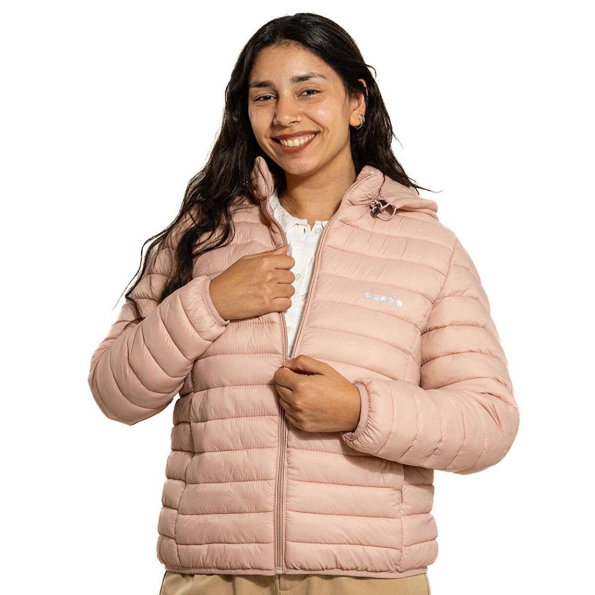 Diadora Campera Poliester / Mujer - Rosado - Rosado 