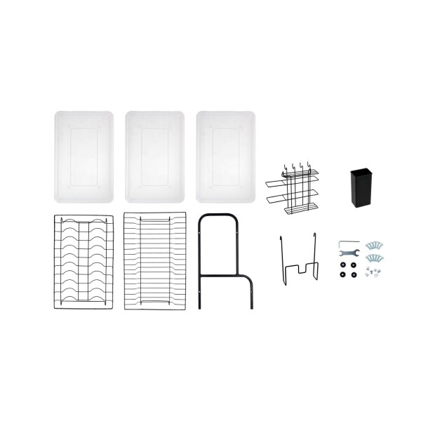 Escurridor Seca Platos vajilla y Cubiertos Mesada Cocina de 2 Niveles IMBACK Escurridor Seca Platos vajilla y Cubiertos Mesada Cocina de 2 Niveles IMBACK