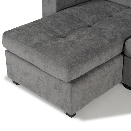 Rinconera Sensa - Tela Microfibra - Chaise izquierdo TC1011 (Grafito)