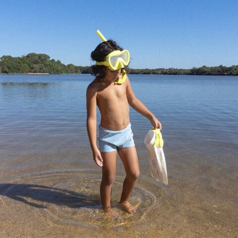 Set snorkel para niños Medium Yellow