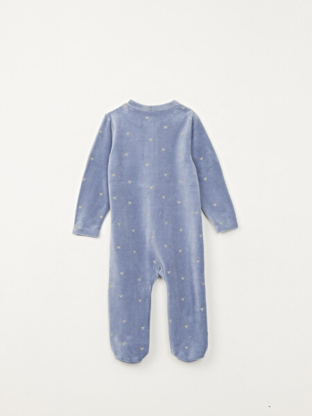 Enterito pijama plush Azul Claro