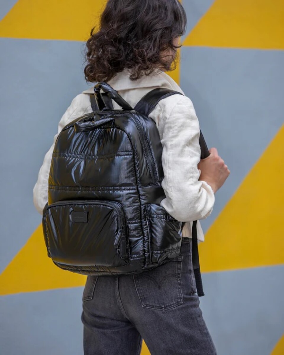 Mochila maternal Black Polar 7am 