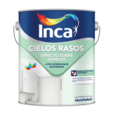 INCA CIELOS RASOS DIRECTO SOBRE HONGOS - 4 LTS. INCA CIELOS RASOS DIRECTO SOBRE HONGOS - 4 LTS.