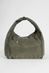 Shopper oversize con correa regulable verde