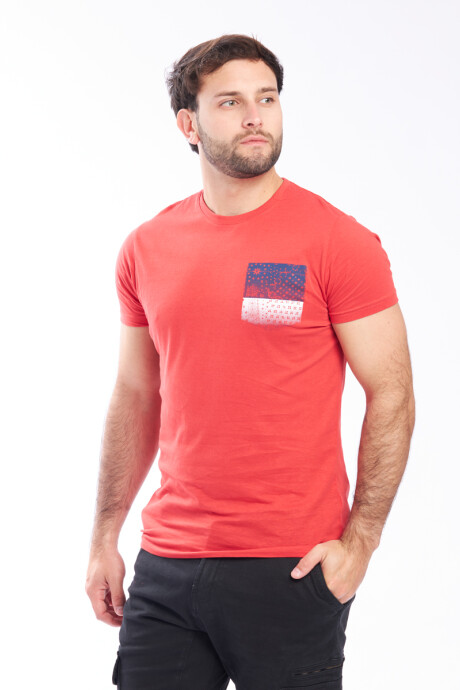 T-SHIRT VIERA 409 Rojo