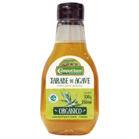Jarabe de agave Campo Claro 250ml Jarabe Agave Campoclaro 330ml