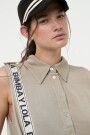 VESTIDO CORTO CON CUELLO Vison