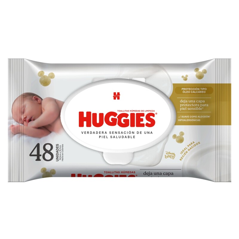 Toallitas Húmedas Huggies Cuidado óleo Calcáreo 48 Uds. Toallitas Húmedas Huggies Cuidado óleo Calcáreo 48 Uds.
