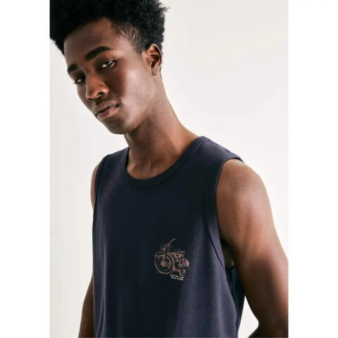 CAMISETA REGATA MASC AZUL ESCURO