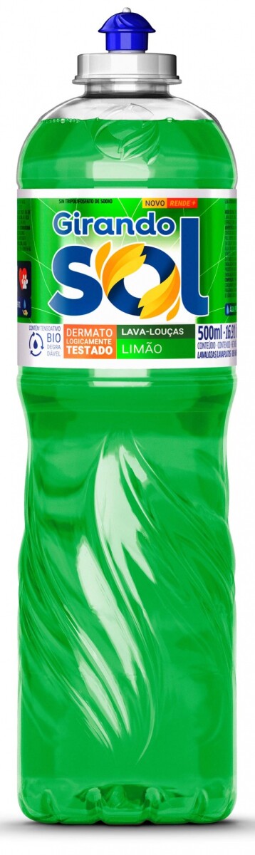 Detergente lavavajilla Limon Girando Sol 500ml 