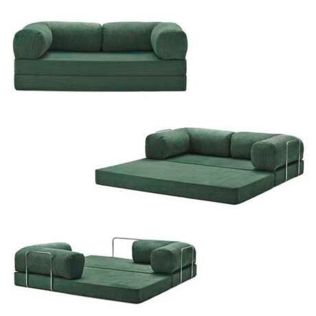 Sillón Cama 2 Cuerpos CloudNest Verde