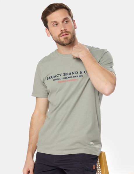 REMERA ESTAMPADA Verde