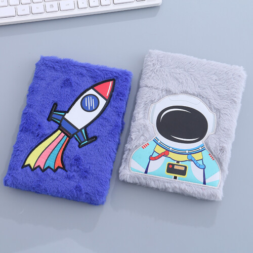 Cuaderno Fluffy Cover - Space Collection - 96 Hojas Unica