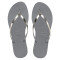 Sandalia de Mujer Havaianas You Metalic Gris Acero