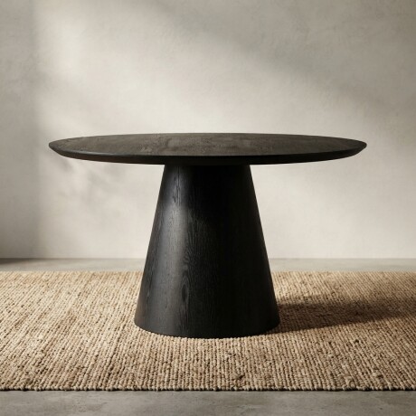 Mesa De Comedor Cone Negro 136 Cm U