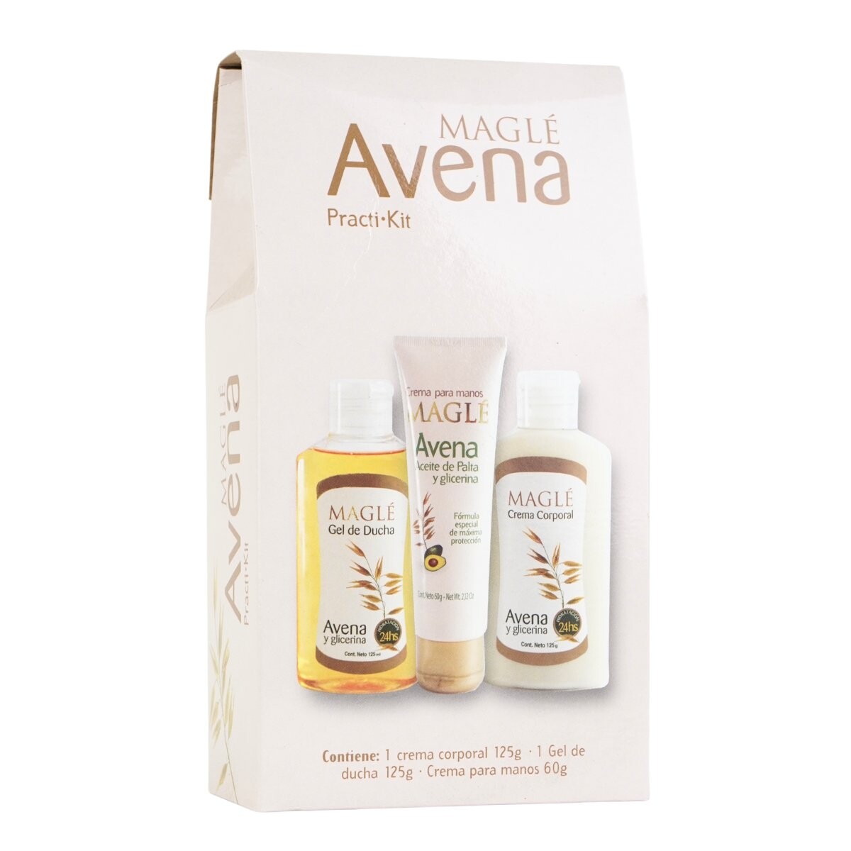 PACK JABON GEL DUCHA 125 ML+CREMA CORP 125 ML+CREMA MANOS 60G MAGLE 