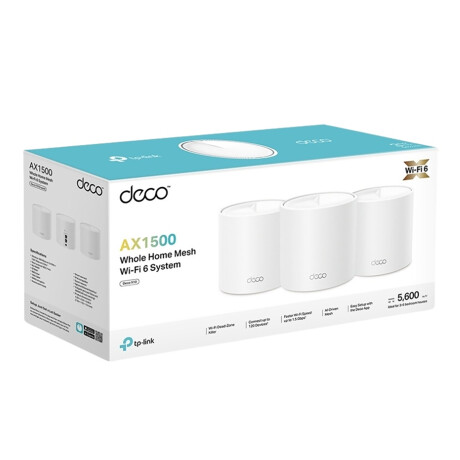 Tp-link - Access Point Deco X10 Pack X3 - Wifi Doble Banda AX1500. 2,4GHZ 300MBPS / 5GHZ 1201MBPS. G 001