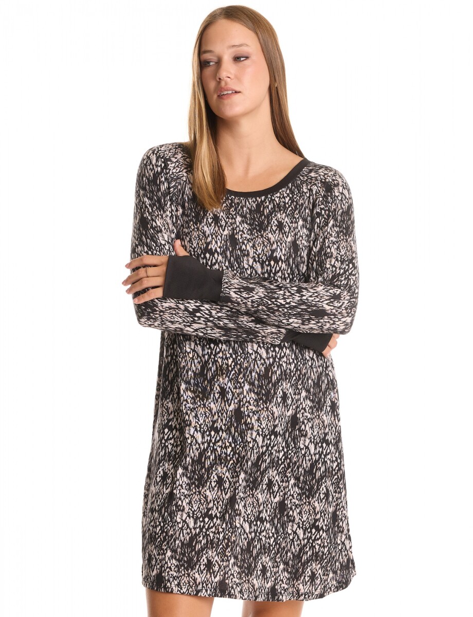 Camison Soft - Negro/multi 