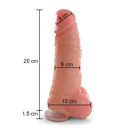 Vibrador Realístico Chase Hunter Con Ventosa Piel