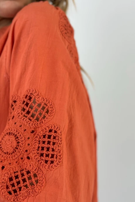 BLUSA BRISA naranja talle unico