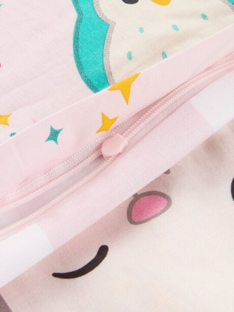 Juego funda nórdica SQUISHMALLOWS 155x220 rosa Juego funda nórdica SQUISHMALLOWS 155x220 rosa