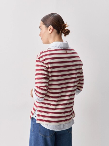 T-SHIRT ALLIE VOLPAIA BORDO CRU
