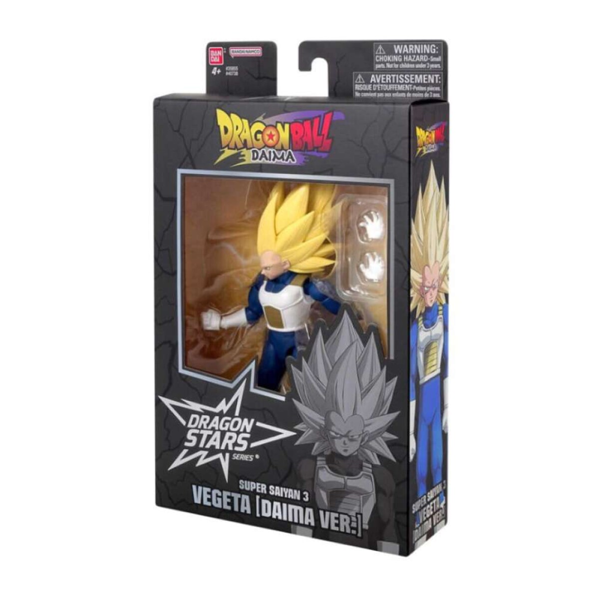 Figura Dragon Stars Dbd - Super Saiyan 3 Vegeta - 17cm 