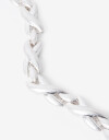 Pulseras Flexibles Metal Pulsera Metal Trenzada - Plateado Plata Cepillada Mate