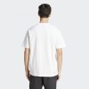 Remera Adidas Essentials Linear Single Blanco