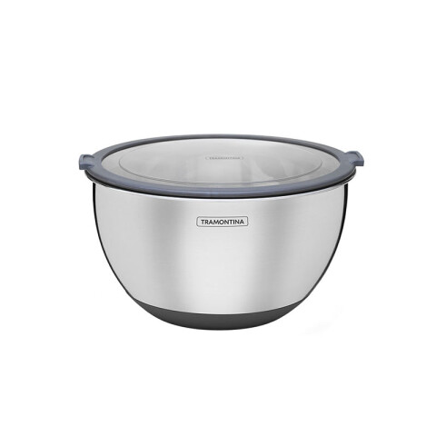 Bowl acero inox tapa y base de silicona 5.0lt TF0314