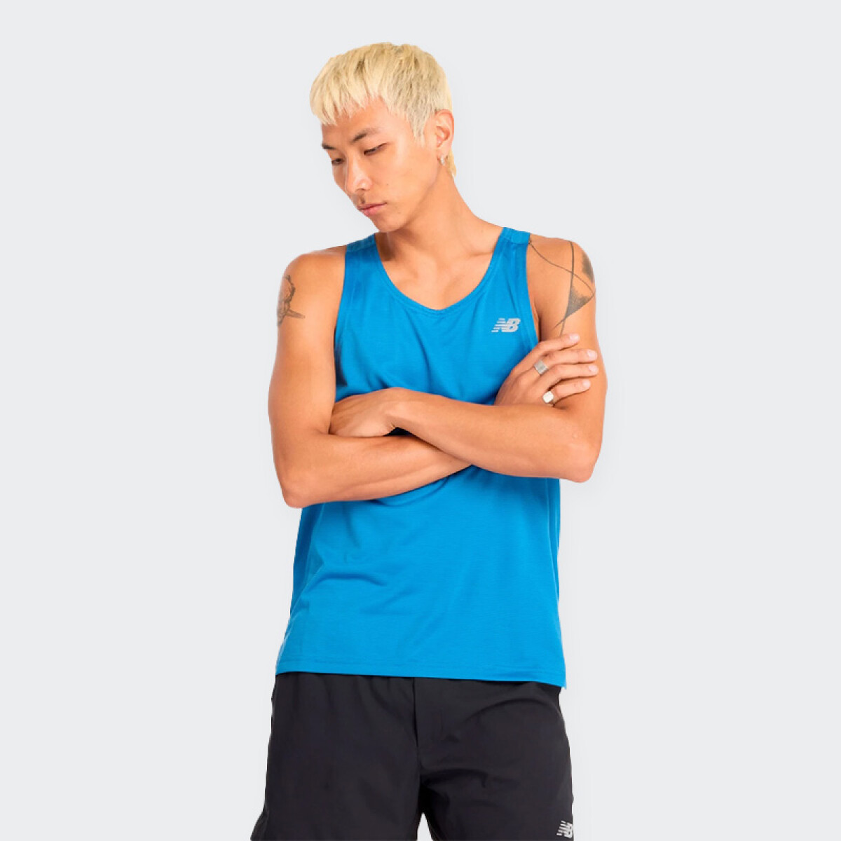 Musculosa New Balance Sport Essentials - Azul 
