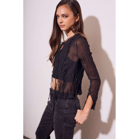 Blusa Lazos Negro