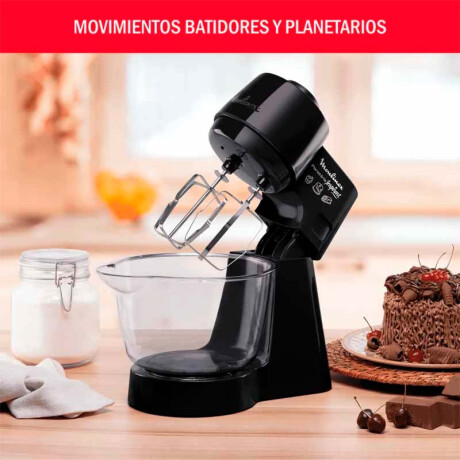 Batidora Planetaria Moulinex Inspirart Negra