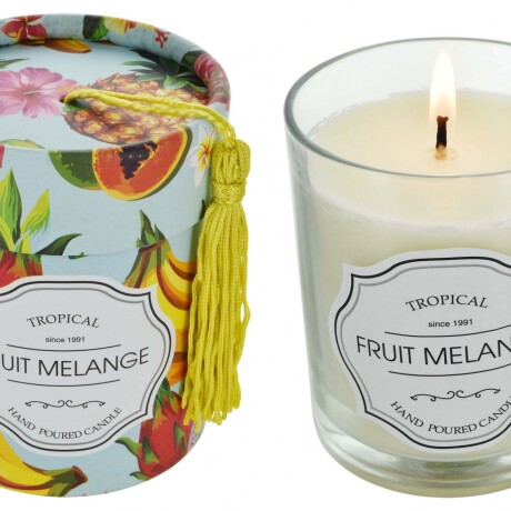 VELA AROMATICA FRUTAL CANDELABRO VIDRIO TUBO CARTON DECO 9X11CM 220GR TRO-101 VELA AROMATICA FRUTAL CANDELABRO VIDRIO TUBO CARTON DECO 9X11CM 220GR TRO-101