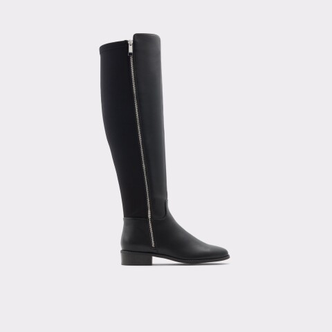 AAHLIYAH BLACK OVERFLOW SMOOTH TEXTILE BLACK
