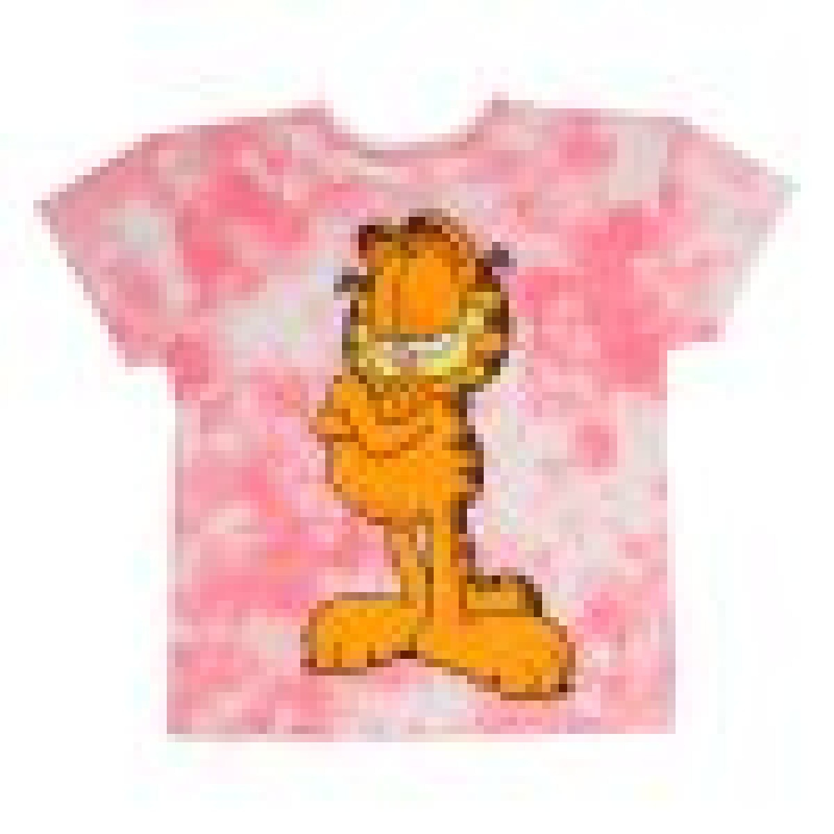 Tshirt - Garfield - Nick Tshirt Tie Dye Garfield Adulto de Unisex - NKAISS23042 - Rosado 