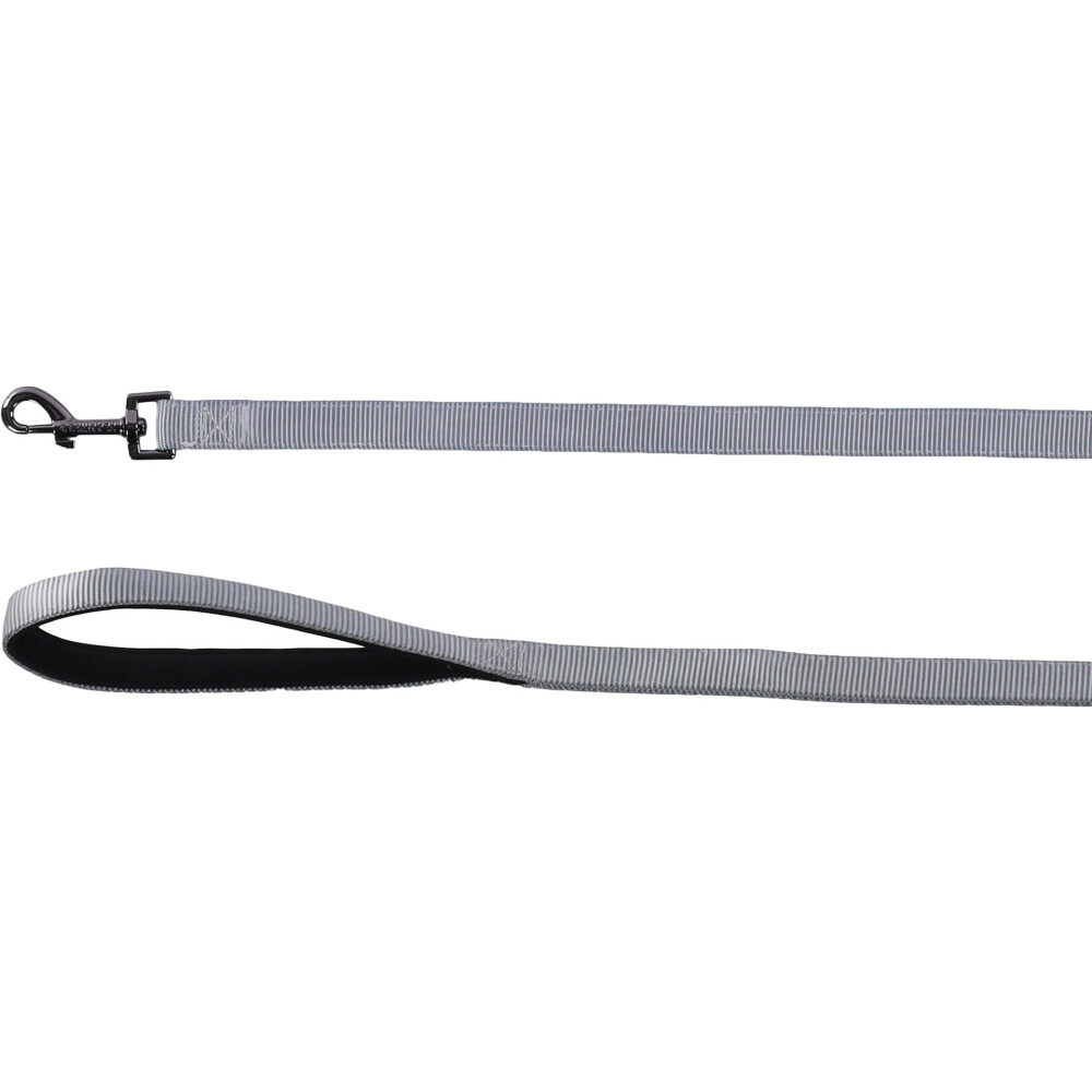 CORREA PARA PERROS FLAMINGO MUNI GRIS 2M 25MM CORREA PARA PERROS FLAMINGO MUNI GRIS 2M 25MM