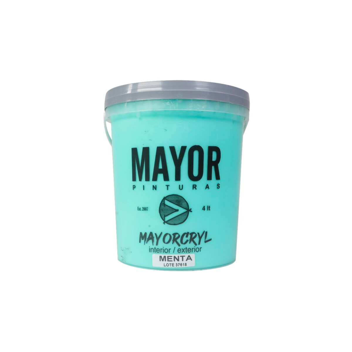 PINTURA INTERIOR EXTERIOR COLOR MAYOR 4LT MAYORCRYL Menta
