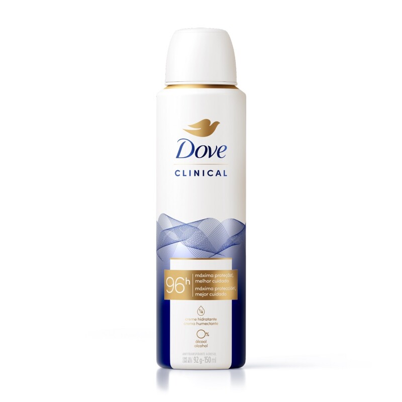 Desodorante Aerosol Dove Clinical Original 96hs. 150 Ml. Desodorante Aerosol Dove Clinical Original 96hs. 150 Ml.