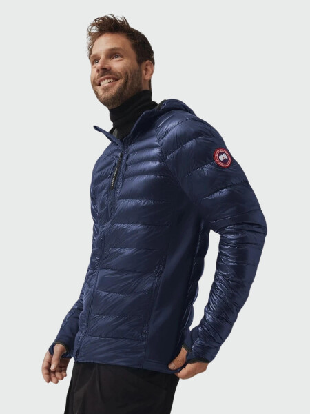 Canada Goose -Campera con capucha rellena de plumas, Hydbridge Lite Hoody Azul